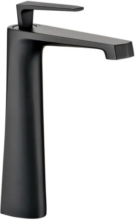 Cмеситель для раковины Высокий Grocenberg GB3025 Черный матовый
