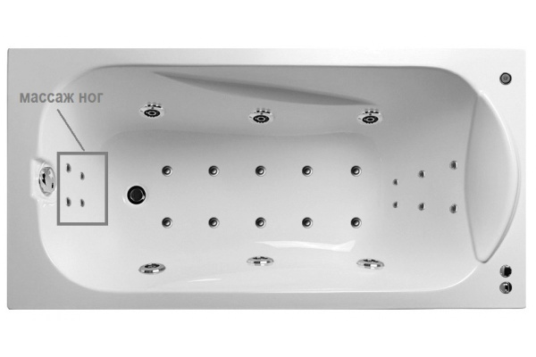 Опция ГМ Массаж ног ( 4 форсунки)