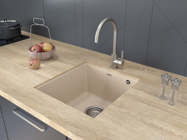 Смеситель для кухни Paulmark HOLSTEIN Ho212063-NI, никель