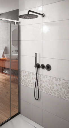 Встраиваемая душевая система с термостатом TIMO Saona SX-2359/03SM, черный