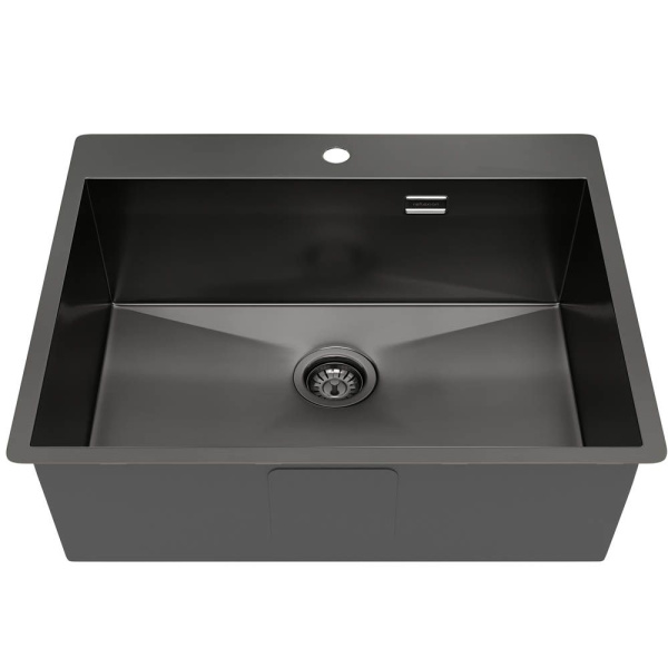 Кухонная мойка Reflexion Iseo RX2260BL оружейная сталь