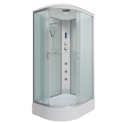 Душевая кабина Niagara Classic NG-33084-14RF (100х80х215) средний поддон(26см),стекло матовое