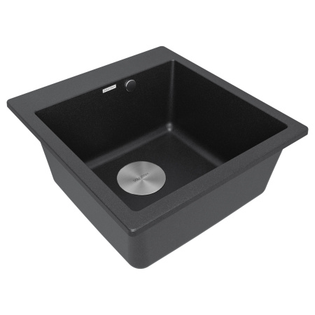 Мойка Paulmark KANTE 50 PM105152-BL 520х510х200 мм, IT-GRANIT, черный