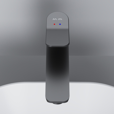 F85A92022 X-Joy, Смеситель для умывальника AM.PM высокий, черный.