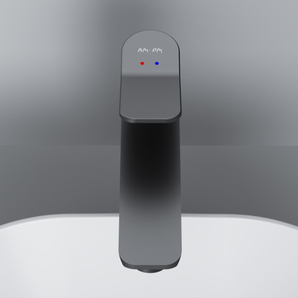 F85A92022 X-Joy, Смеситель для умывальника AM.PM высокий, черный.