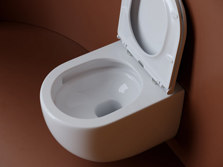 Подвесной унитаз UP безободковый, смыв торнадо CERAMICANOVA CN4007