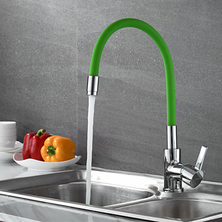 Смеситель для мойки с гибким изливом Ledeme Rainbow L4898-5