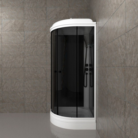 Душевая кабина Тритон Щ0000067302  Грэй-Блэк 90*90 А (ПД31)