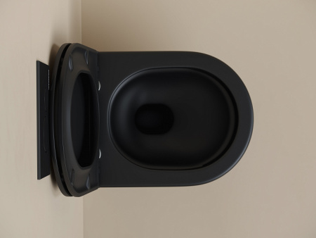 Подвесной унитаз  UP безободковый, смыв торнадо CERAMICANOVA CN4007MB