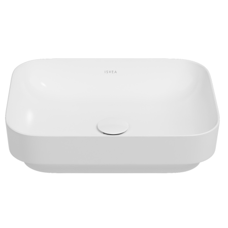 Раковина Isvea Sott'Aqua 50 см накладная цвет белый 10SQ51050SV