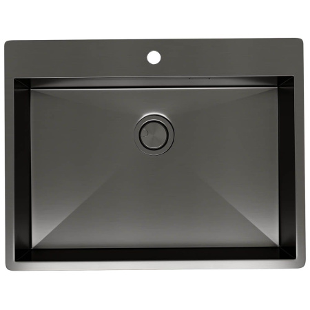 Кухонная мойка Reflexion Iseo RX2265BL оружейная сталь