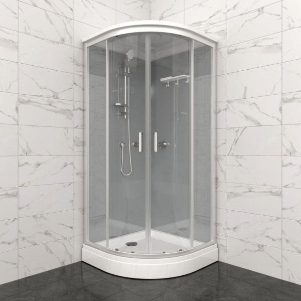 Душевая кабина Тритон Щ0000071581  Прайм-Сатин 90*90 А