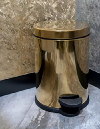 Ведро для мусора Boheme Imperiale 10426 Золото