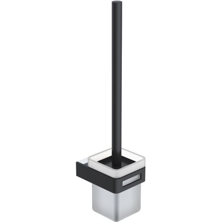 Ершик для унитаза Boheme Q 10954-CR-B Черный Хром