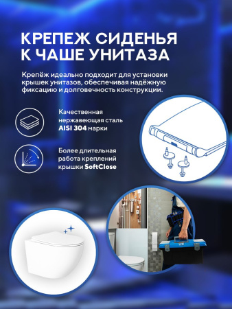 Унитаз подвесной безободковый Amore di Mare Lenza Tornado P252-T, овальный белый, антивсплеск, фарфоровый, быстросъемное сиденье дюропласт с крышкой микролифт, антибактериальное покрытие