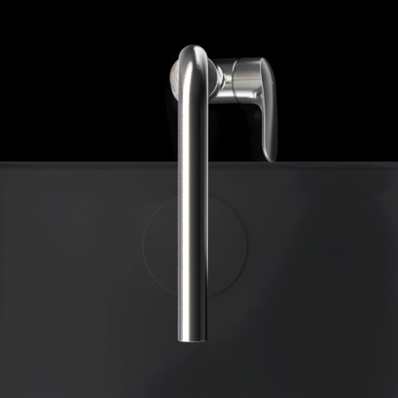 F8005011 Like, Смеситель для кухни AM.PM L-образный излив, сатин