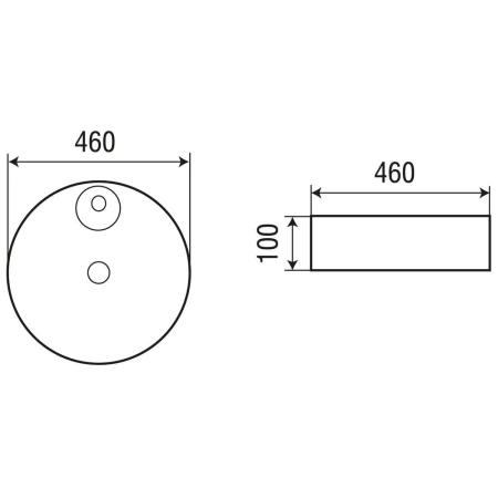 Раковина накладная WeltWasser WW SK ELBACH 3204