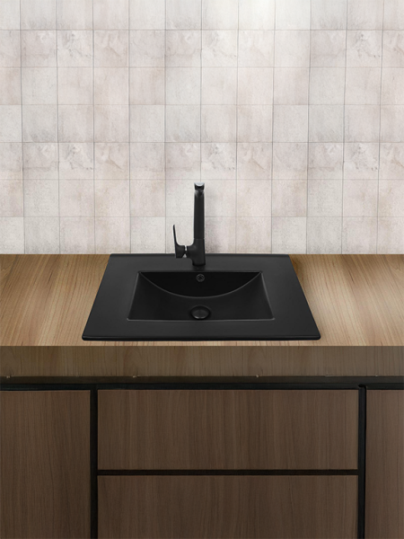 Раковина врезная WeltWasser WW SK DEILBACH 7506-75 MT-BL