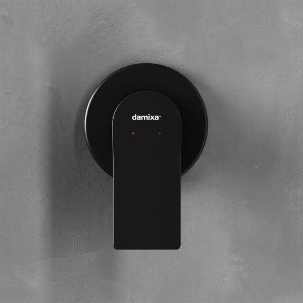 477500300 Apollo Смеситель для душа Damixa монтируемый в стену, черный