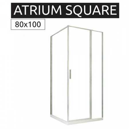 Душевой уголок Rea Atrium Square 80x100 K8002 правый