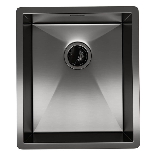 Кухонная мойка Reflexion Como RX2038BL оружейная сталь
