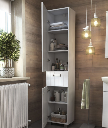 Пенал для ванной комнаты (40см) VIGO Diana pn.DIA.40, белый