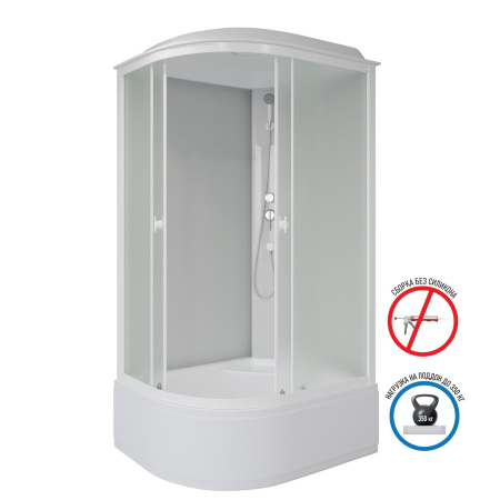 Душевая кабина Niagara Promo P110/80/40R/MT (110х80х215) 4 места