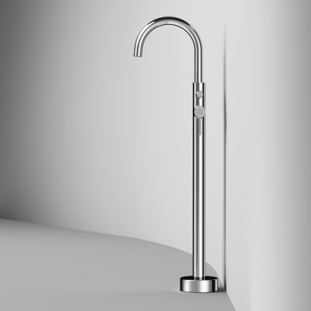 F7514100_xxx Sense, Смеситель для ванны и душа AM.PM, отдельностоящий, хром,