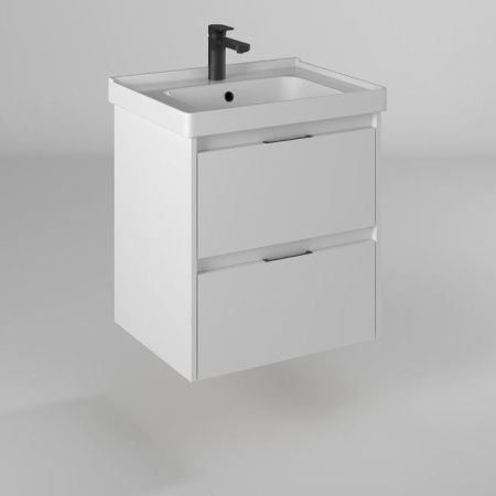 Тумба подвесная BRIZ Вена 60 с умывальником Грэйс, 239 03-18060-15 00 БЕЛ