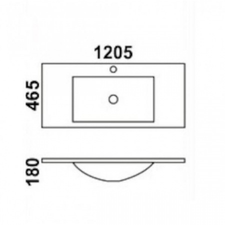 Раковина Melana MLN-E120 (9120E)