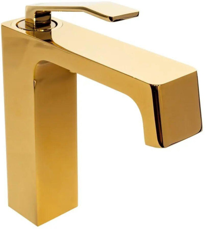 Cмеситель для раковины Hansberge H1065 Золото глянец