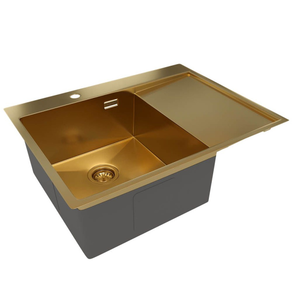 Кухонная мойка Reflexion Maggiore RX2365GD брашированное золото