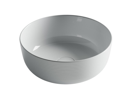 Раковина накладная круглая Ceramicanova Element 356*356*135, белый, CN6073