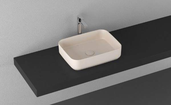 Раковина ISVEA Infinity накладная 500*360*120 цвет слоновая кость матовый 10NF65050SV-2K