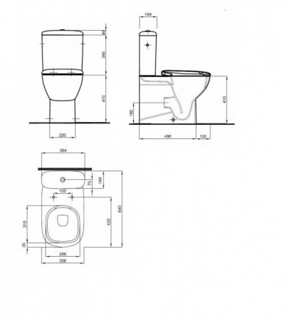 Унитаз-компакт Kolo Style L29020900 Rimfree Reflex