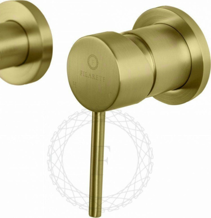 Cмеситель для раковины FILARETE Roun FL4020 (Матовое золото)