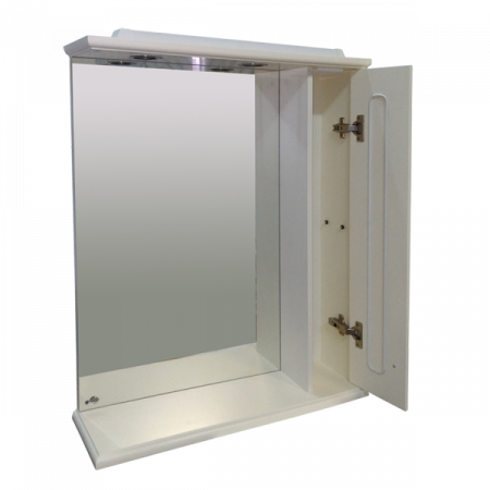 Зеркало-шкаф Misty Лувр 75 прав. слоновая кость П-Лвр03075-1014П