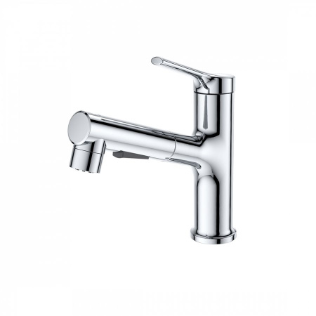 Смеситель для раковины с выдвижным изливом WONZON & WOGHAND, Хром (WW-A40862-CR)