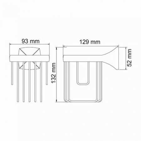 Держатель освежителя WasserKRAFT Wern K-2545