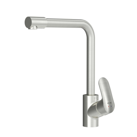 F8005711 Like, Смеситель для кухни AM.PM с каналом для питьевой воды, L-излив, сатин