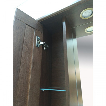 Зеркало-шкаф Misty Рим 60 L орех