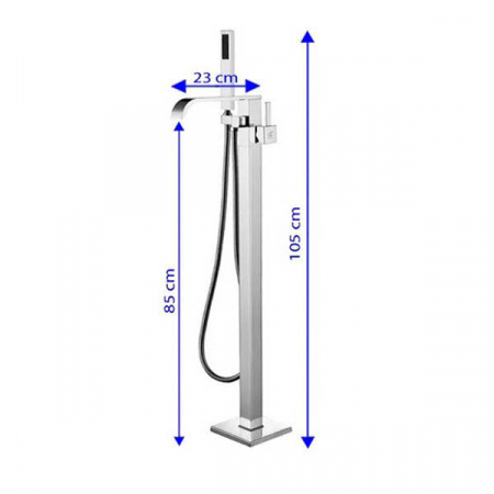 Смеситель для ванны Rea Carat B1101