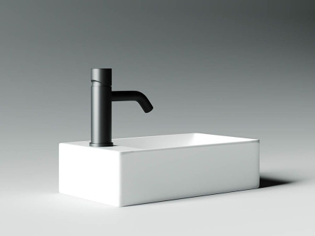 Умывальник подвесной прямоугольный Ceramicanova Element 375*215*100мм, Белый, CN5008