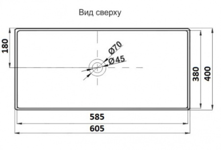 Раковина накладная CeramaLux 9396MB