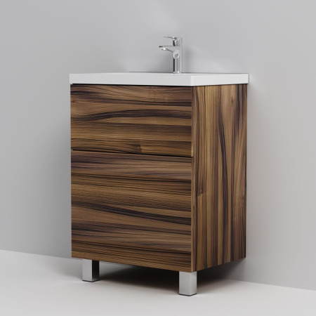 M90FSX0602HF Gem База под раковину AM.PM, напольная, 60 см, 2 ящика, орех