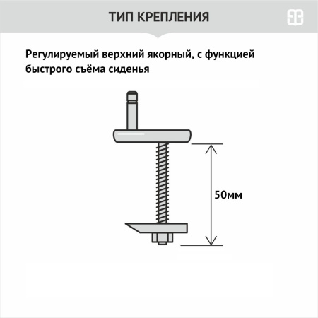 Сиденье BERGES Toma slim SO