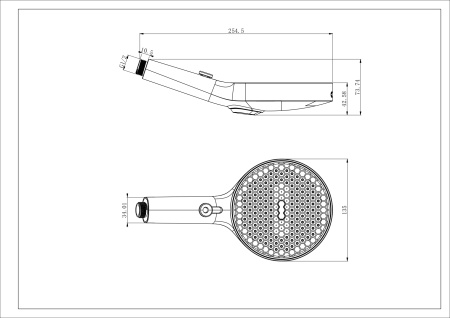 Душевая система наружного монтажа Roxen Caspia 500660-CH