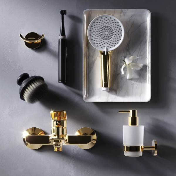 F85A10099 X-Joy, Смеситель для ванны и душа AM.PM, золото