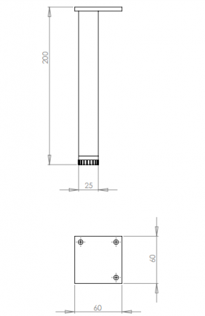 Ножки для мебели Kolo Nova Pro 99439 2 шт.