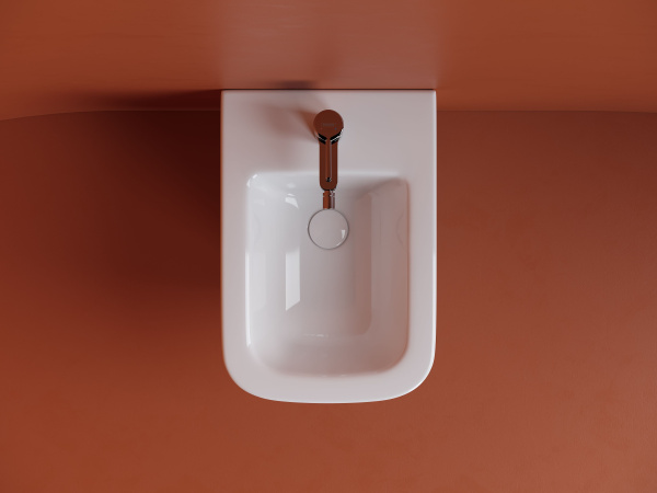 Подвесное биде Ceramicanova Union, белый, CN4010